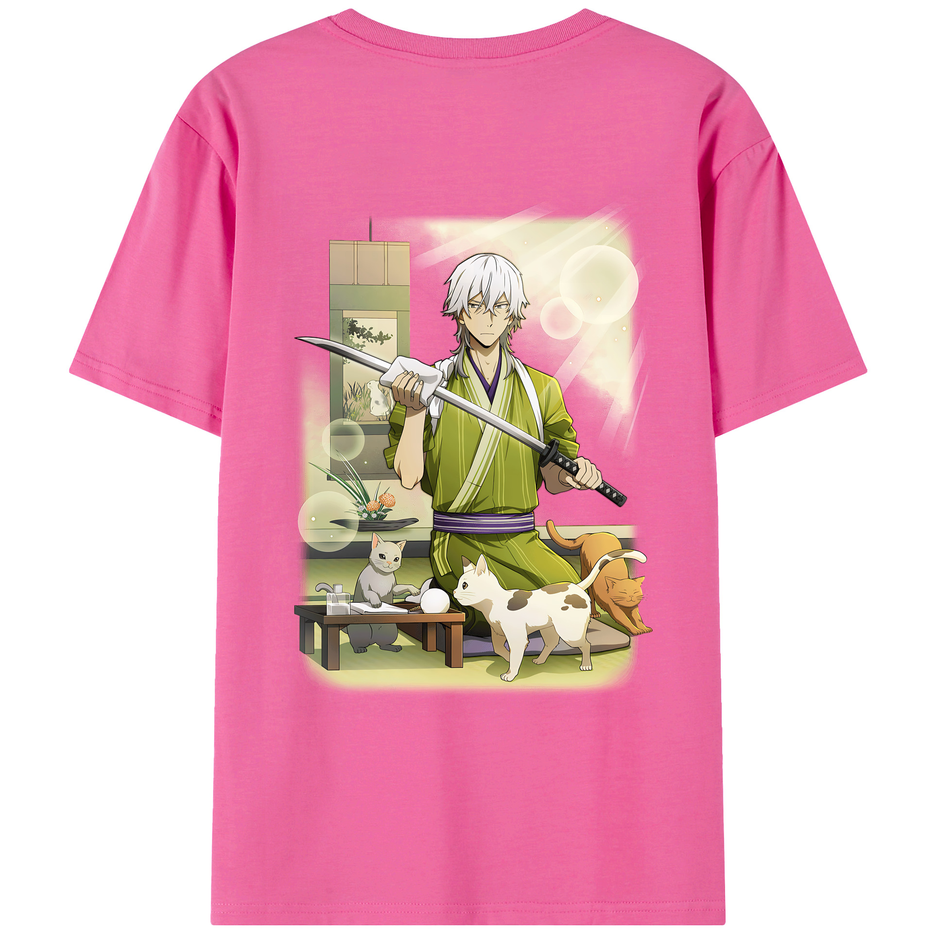 （画像用） 文豪ストレイドッグス Bungo Stray Dogs レディース半袖Tシャツ(バックプリント)